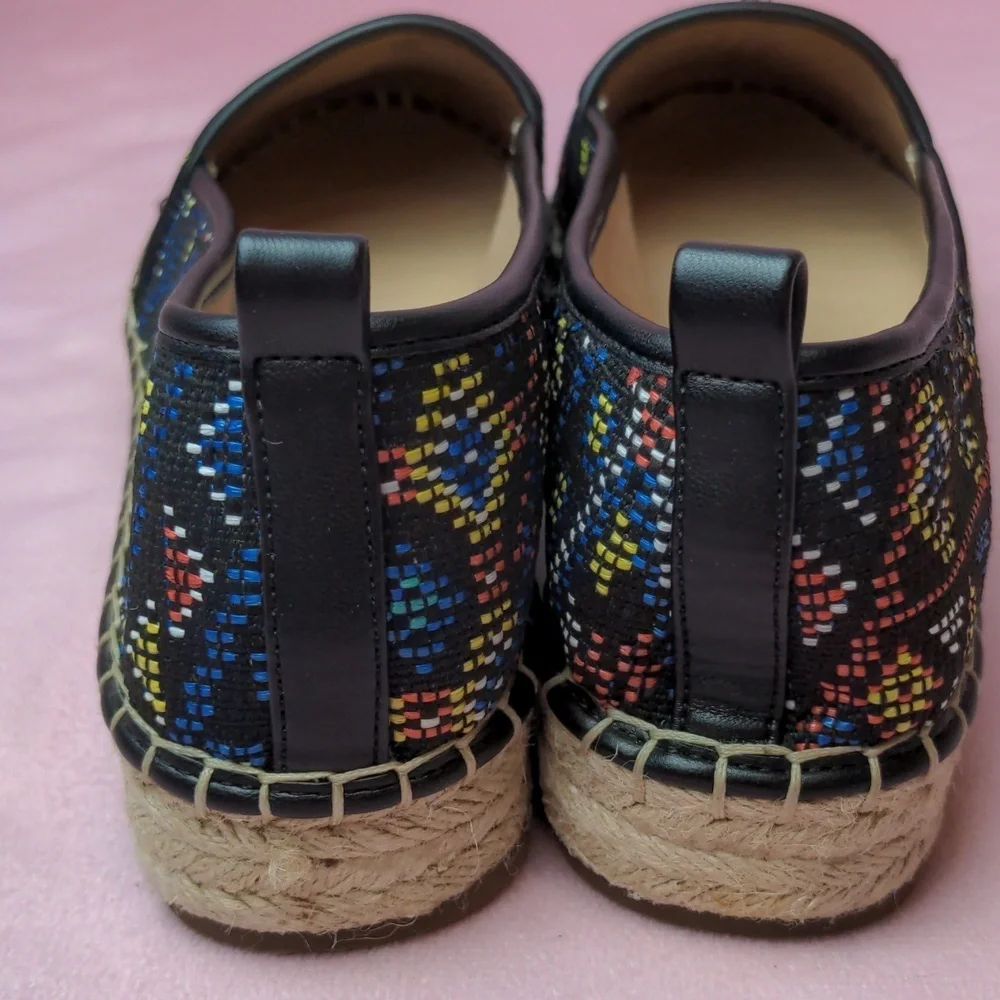 INC International Concepts Caley Aztec Boho Festival Espadrilles size 9.5